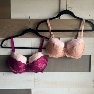 Victoria’s Secret Lace Bras - set of 2